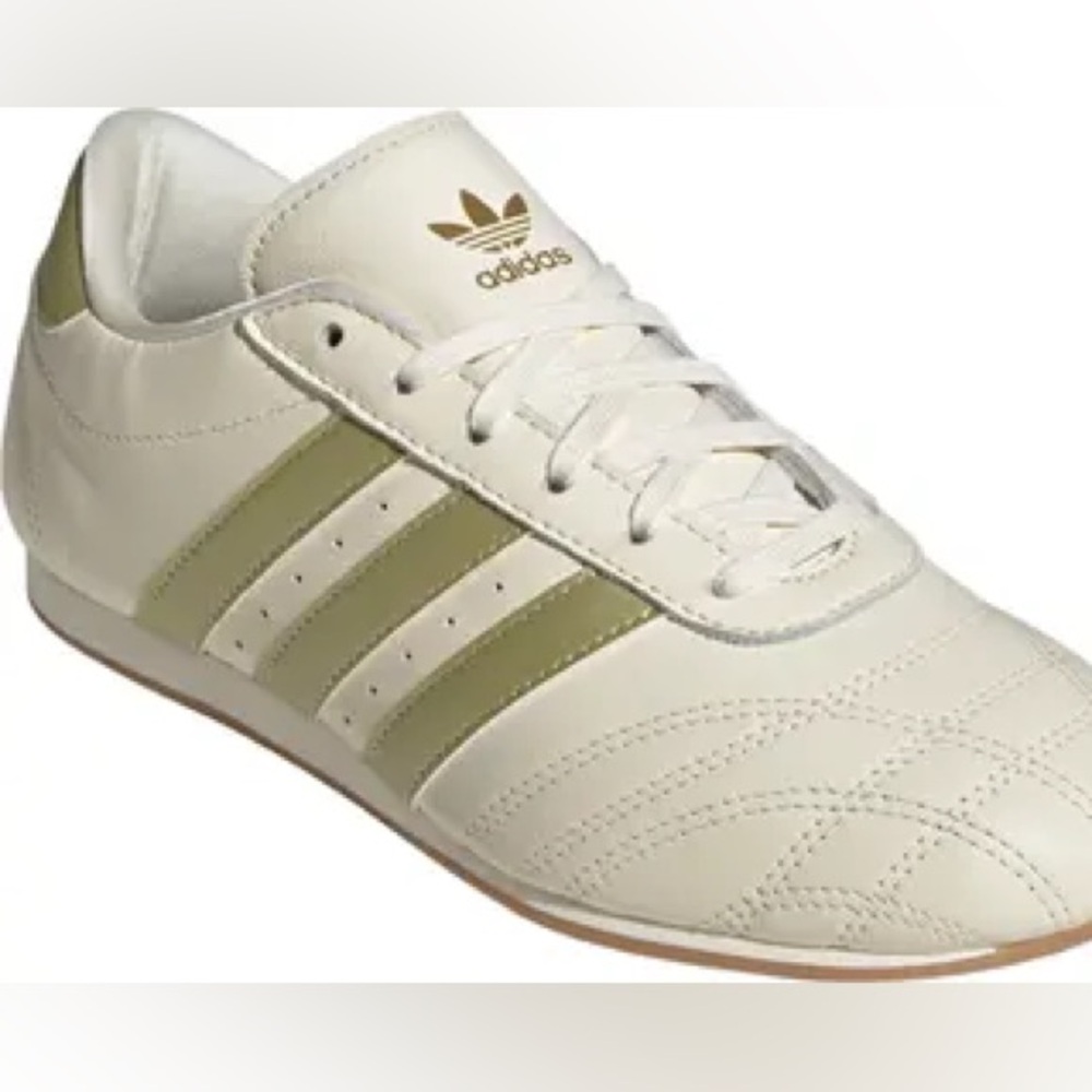 🪅NWT ADDIDAS TAEKWONDO WOMENS SNEAKER CREAM WHITE/GOLD MET/GUM3 SIZE 11